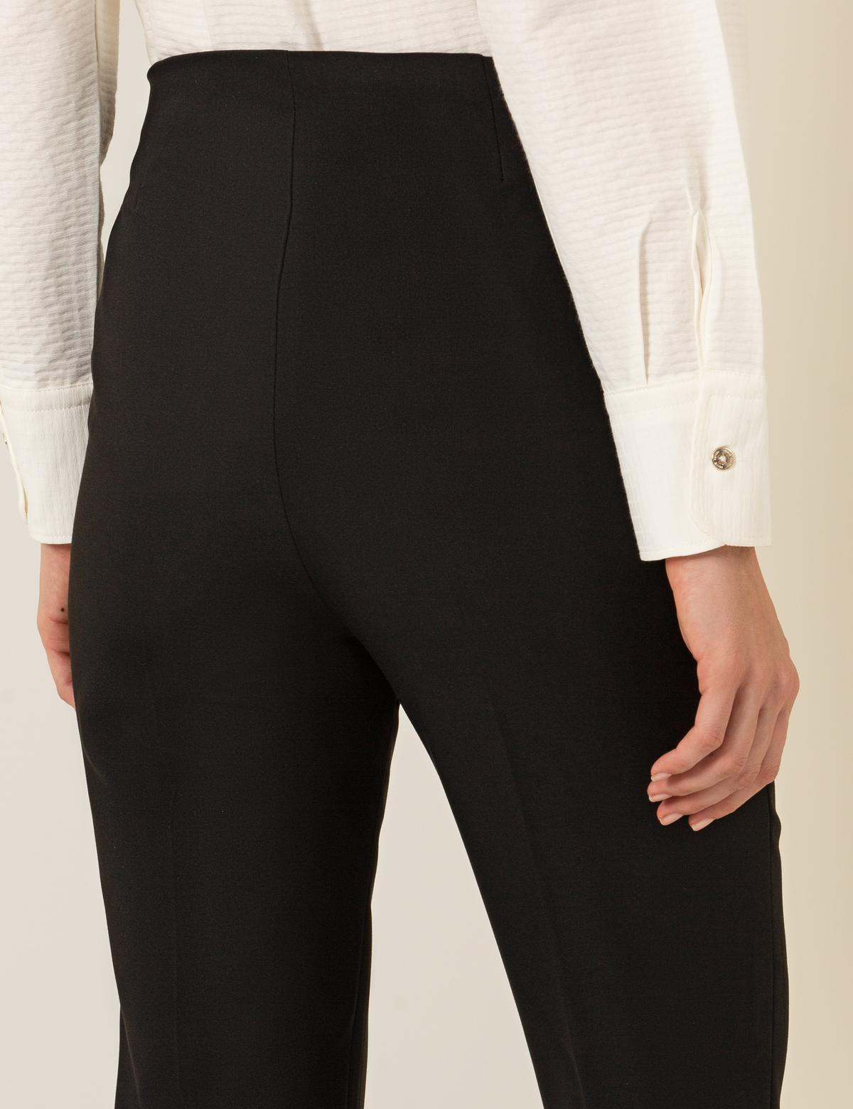 Siyah Carrot Fit Kumaş Pantolon - 50261354012