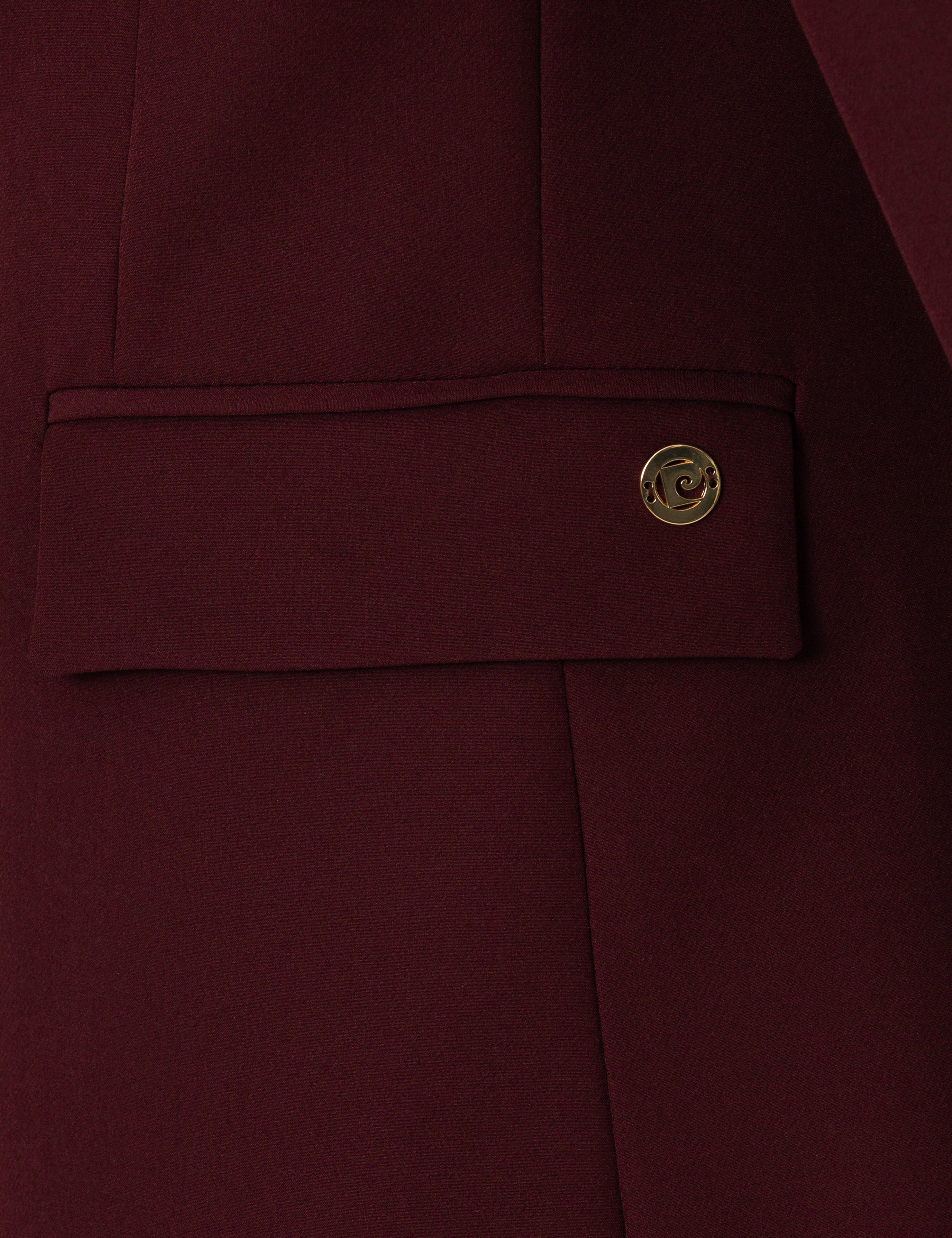 Bordo Blazer Ceket - Image 7