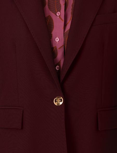 Bordo Blazer Ceket - 50260270009