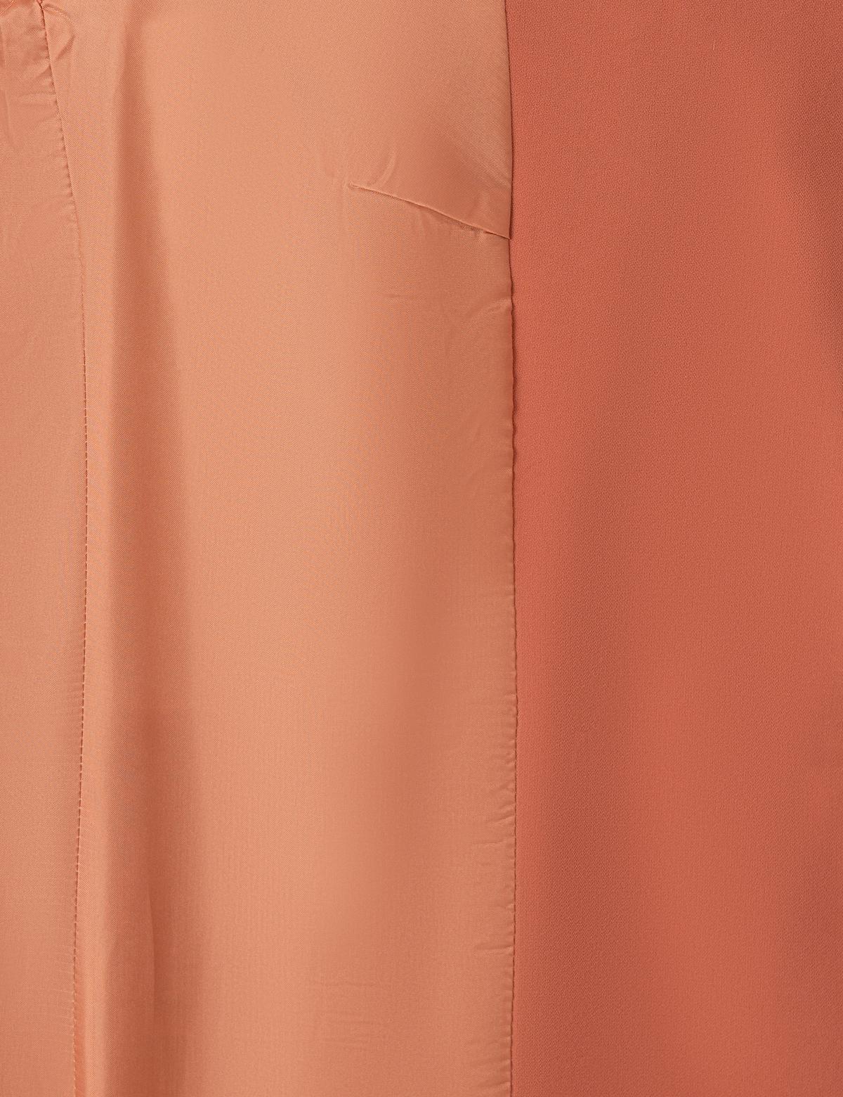 Turuncu Kruvaze Ceket - 50260291003