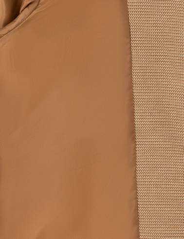 Camel Crop Ceket