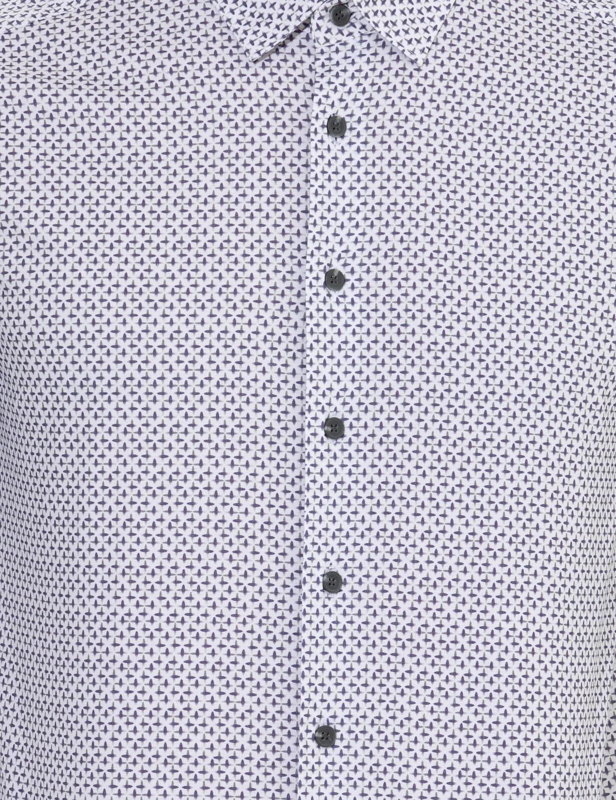 Mor Slim Fit Uzun Kollu Gömlek - 50259486019