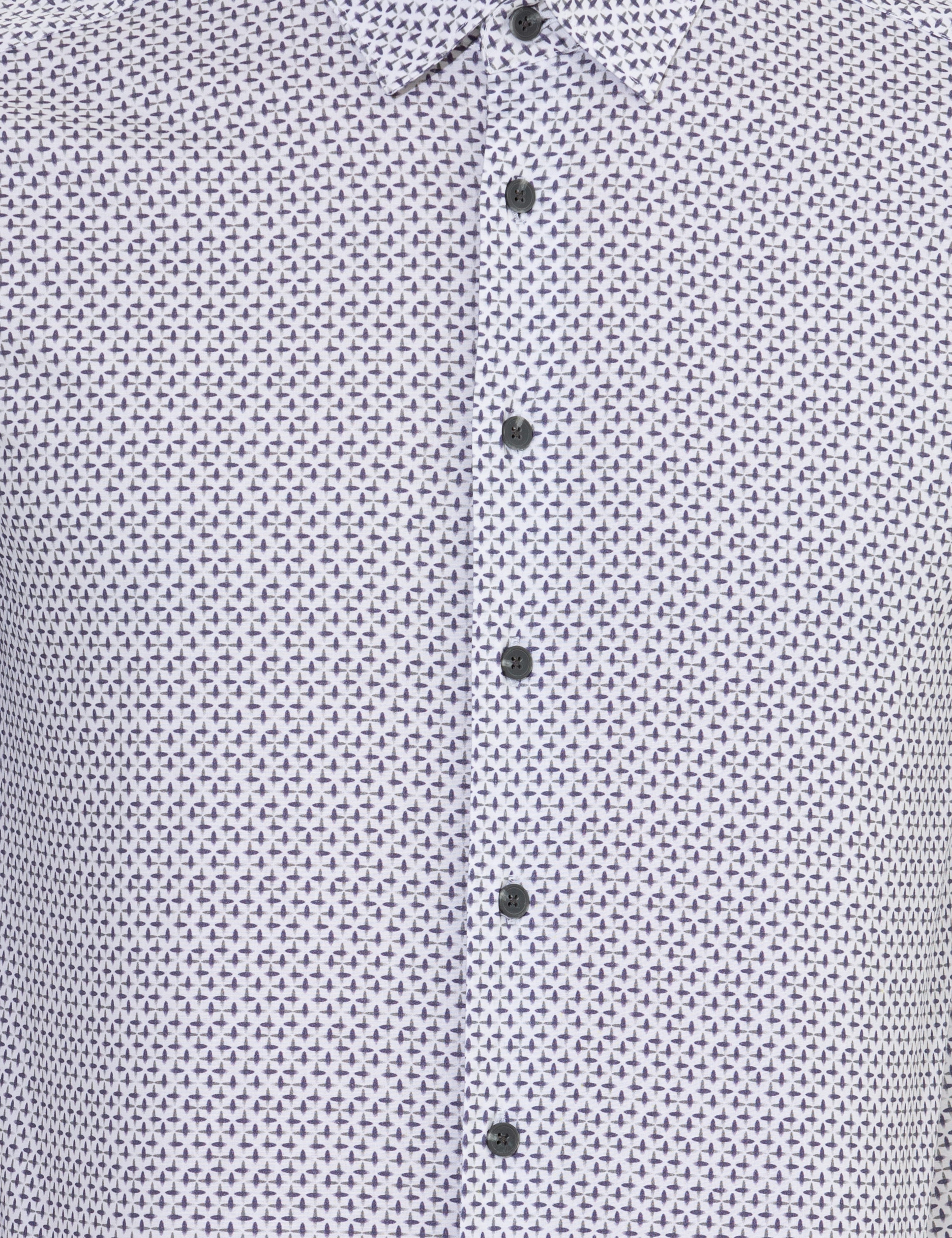 Mor Slim Fit Uzun Kollu Gömlek - Image 6