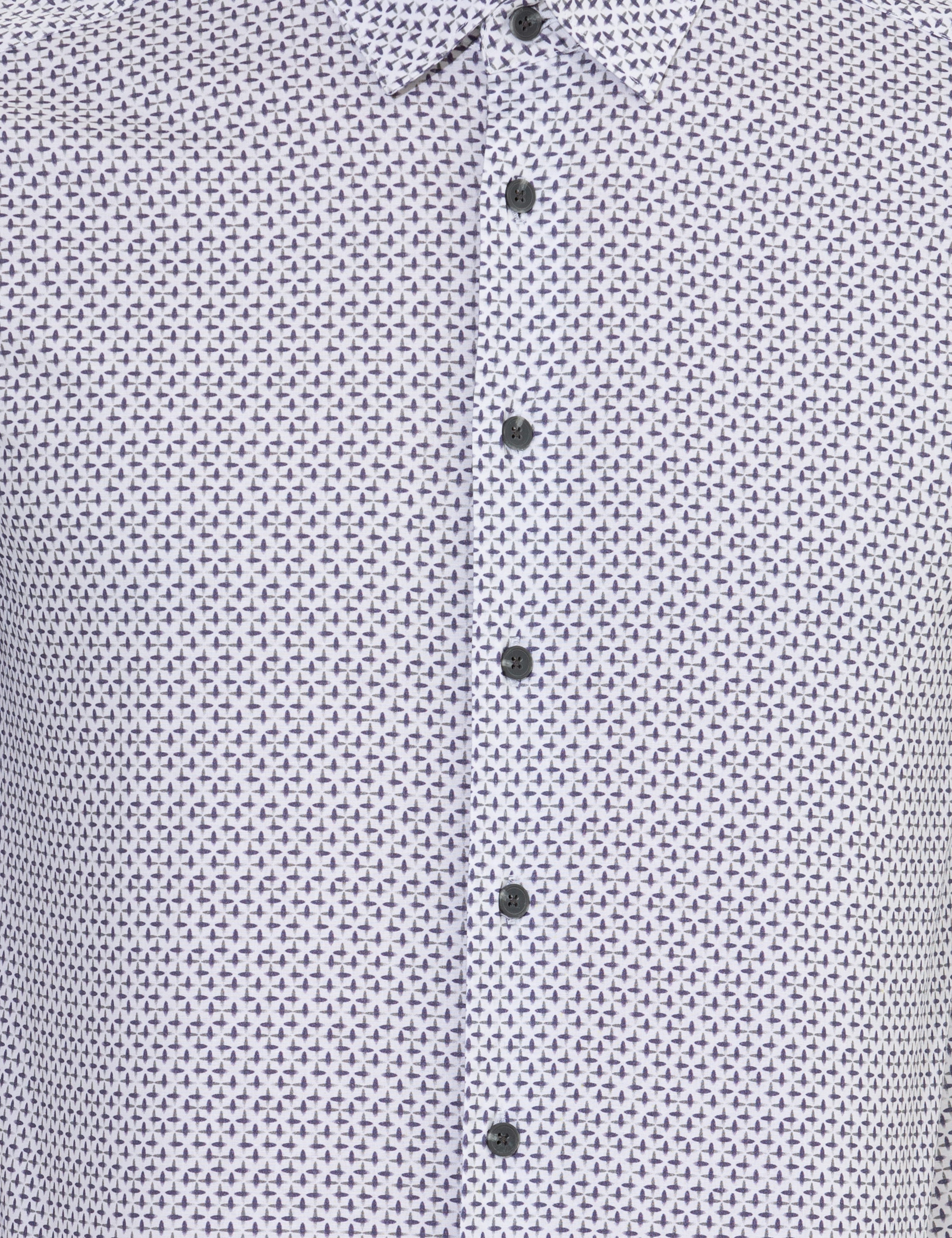 Mor Slim Fit Uzun Kollu Gömlek