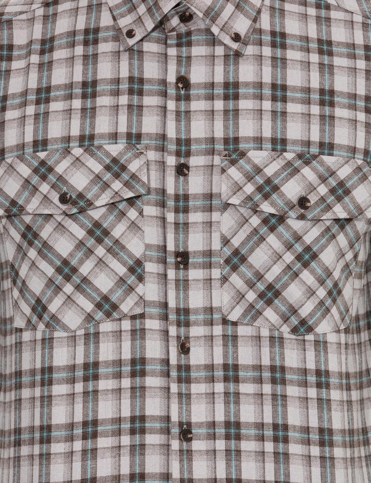 Açık Kahverengi Regular Fit Uzun Kollu Gömlek - 50259474007