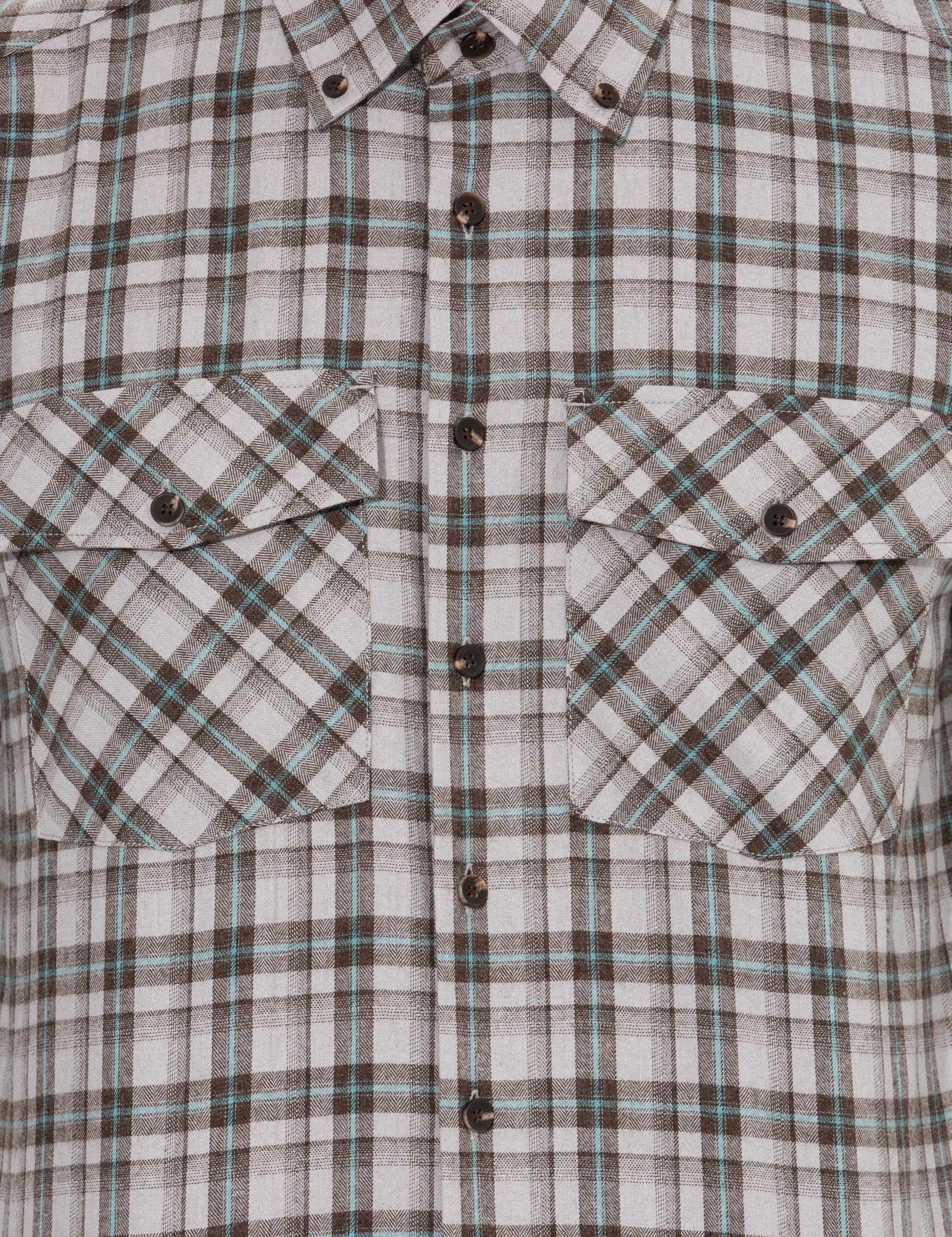 Açık Kahverengi Regular Fit Uzun Kollu Gömlek