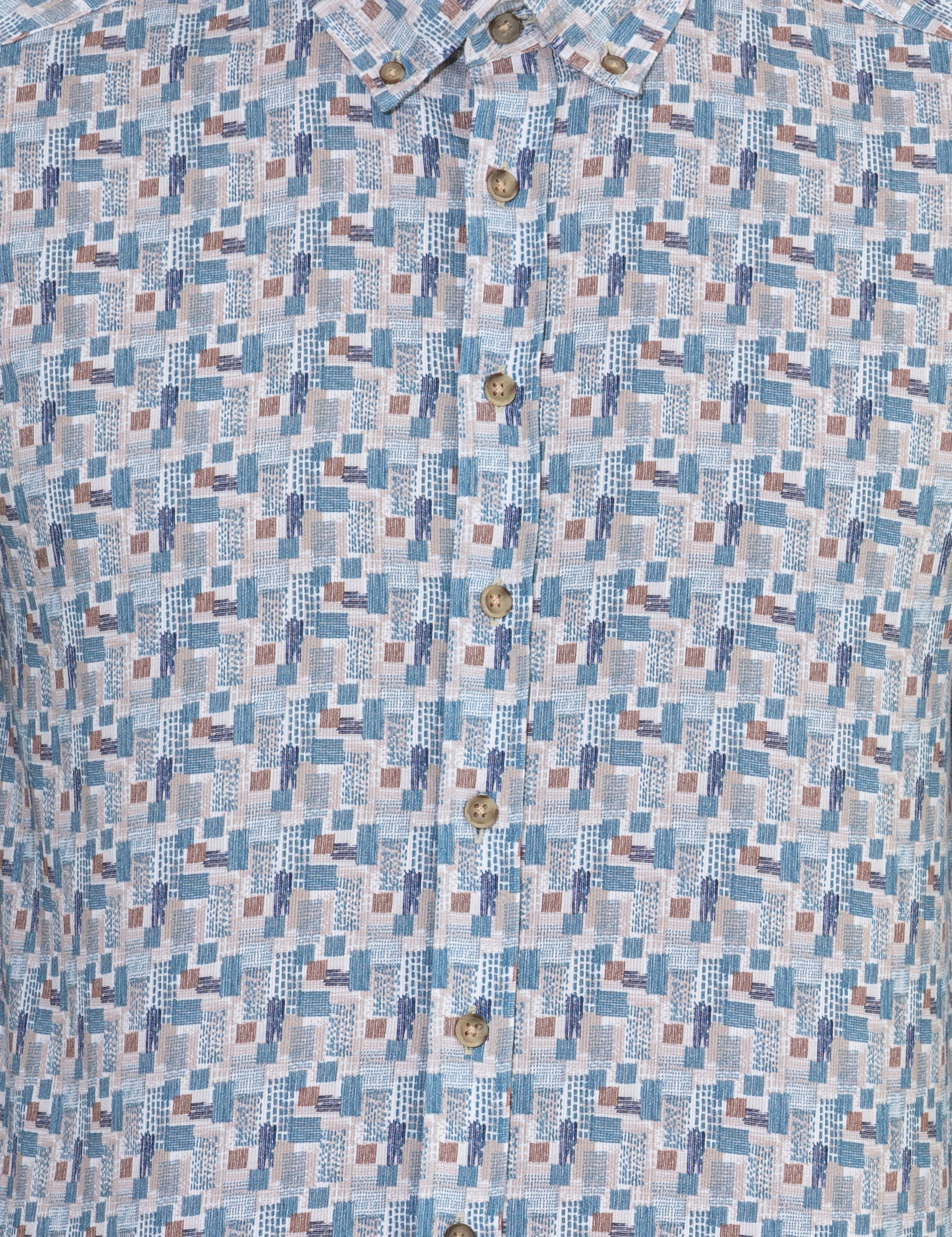 Bej Slim Fit Uzun Kollu Gömlek - Image 6