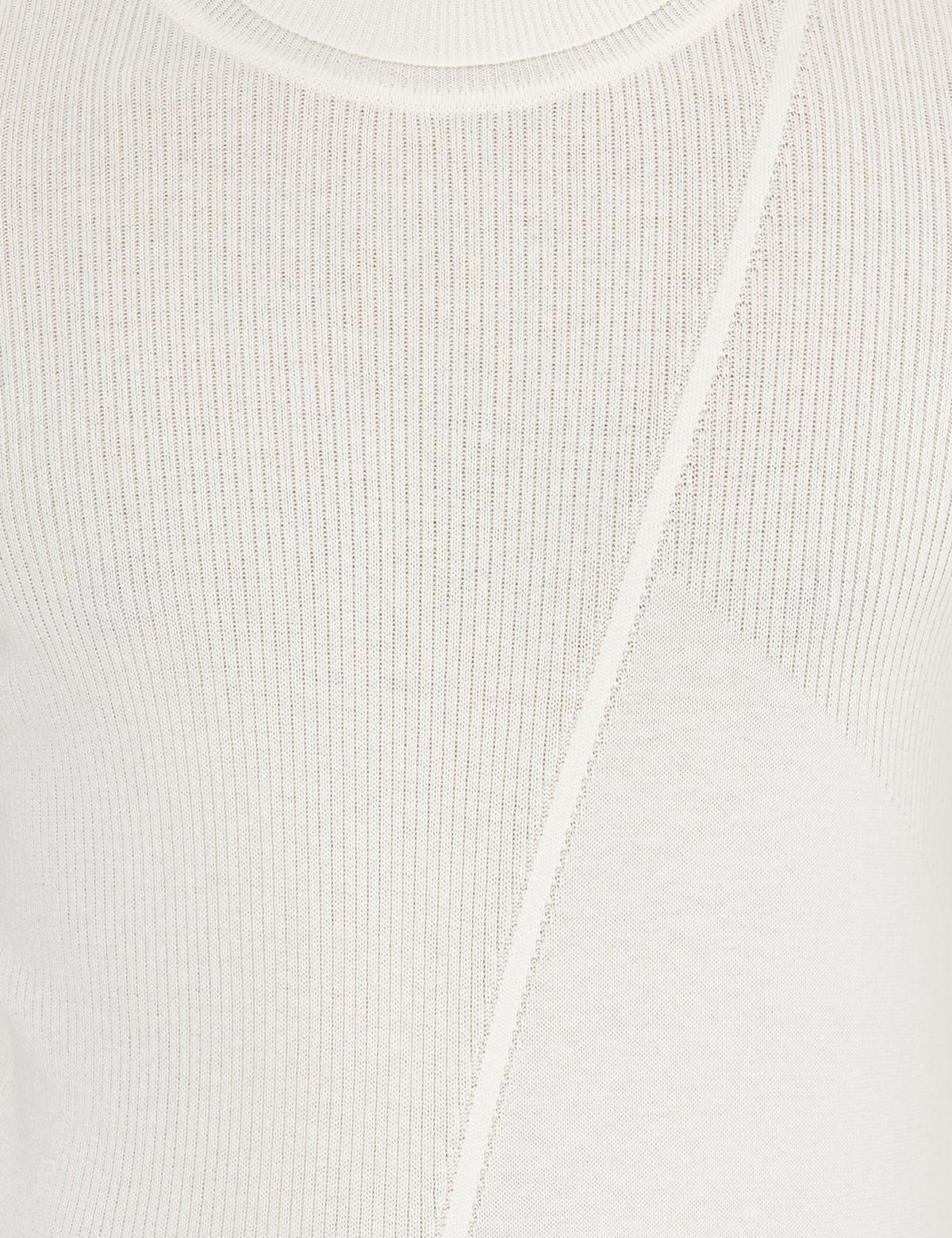 Ekru Slim Fit Balıkçı Yaka Triko Kazak - 50259784001