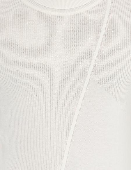 Ekru Slim Fit Balıkçı Yaka Triko Kazak - 50259784001