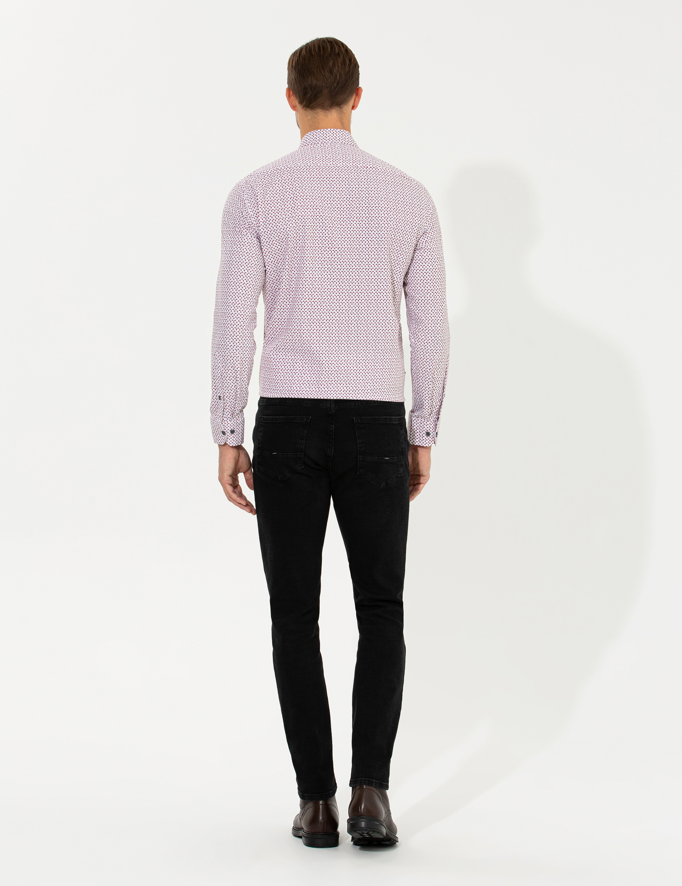 Siyah Slim Fit Jean Pantolon