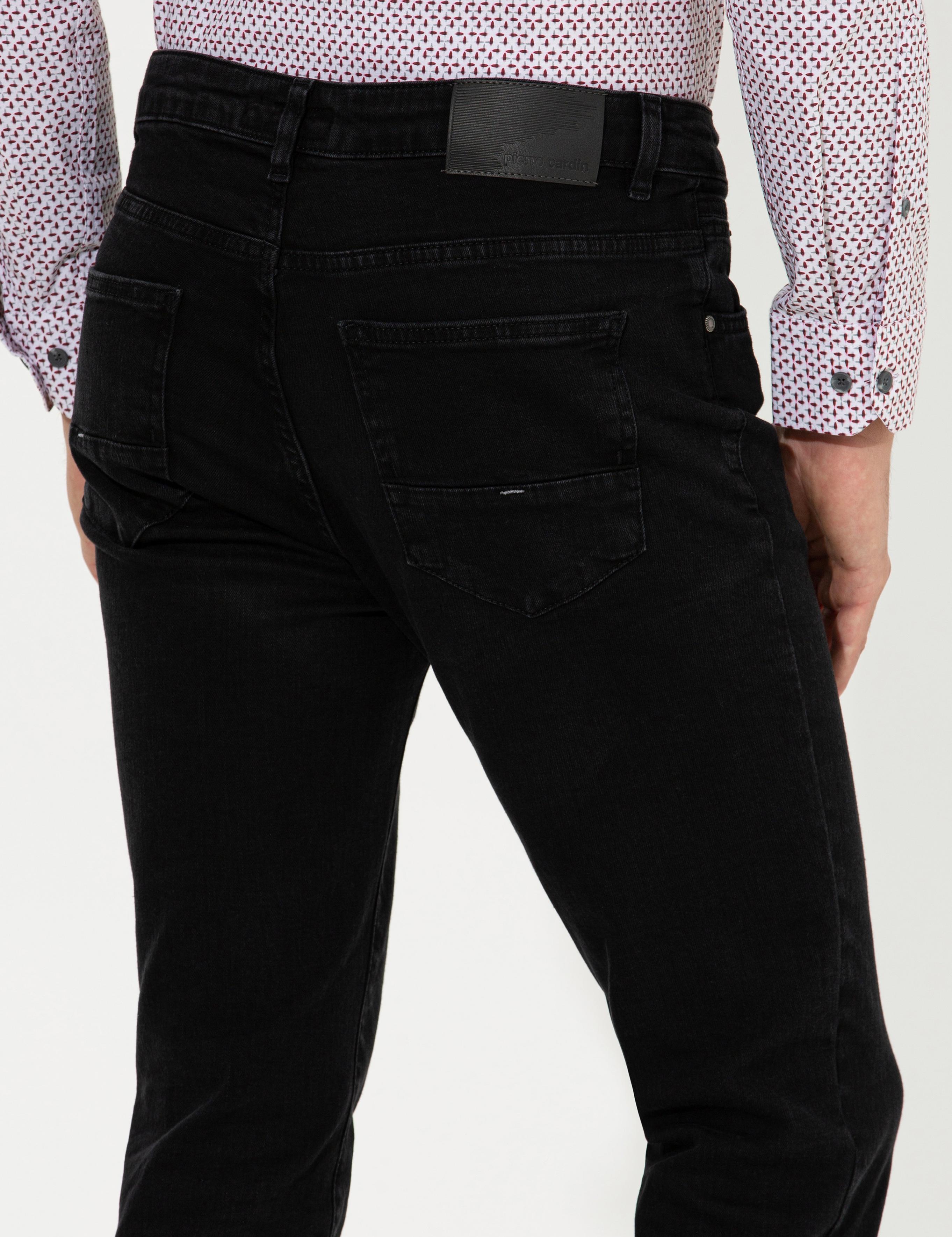 Siyah Slim Fit Jean Pantolon