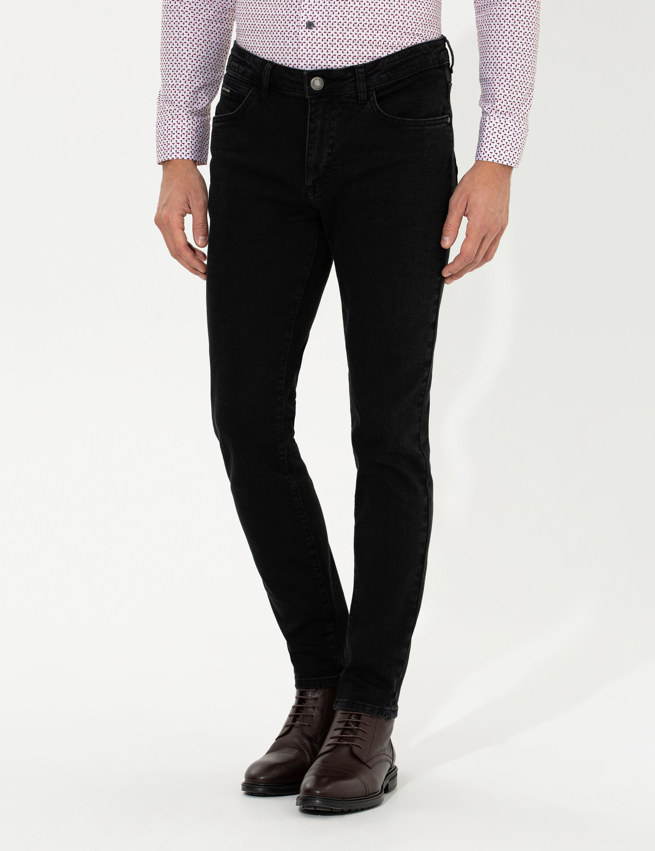 Siyah Slim Fit Jean Pantolon