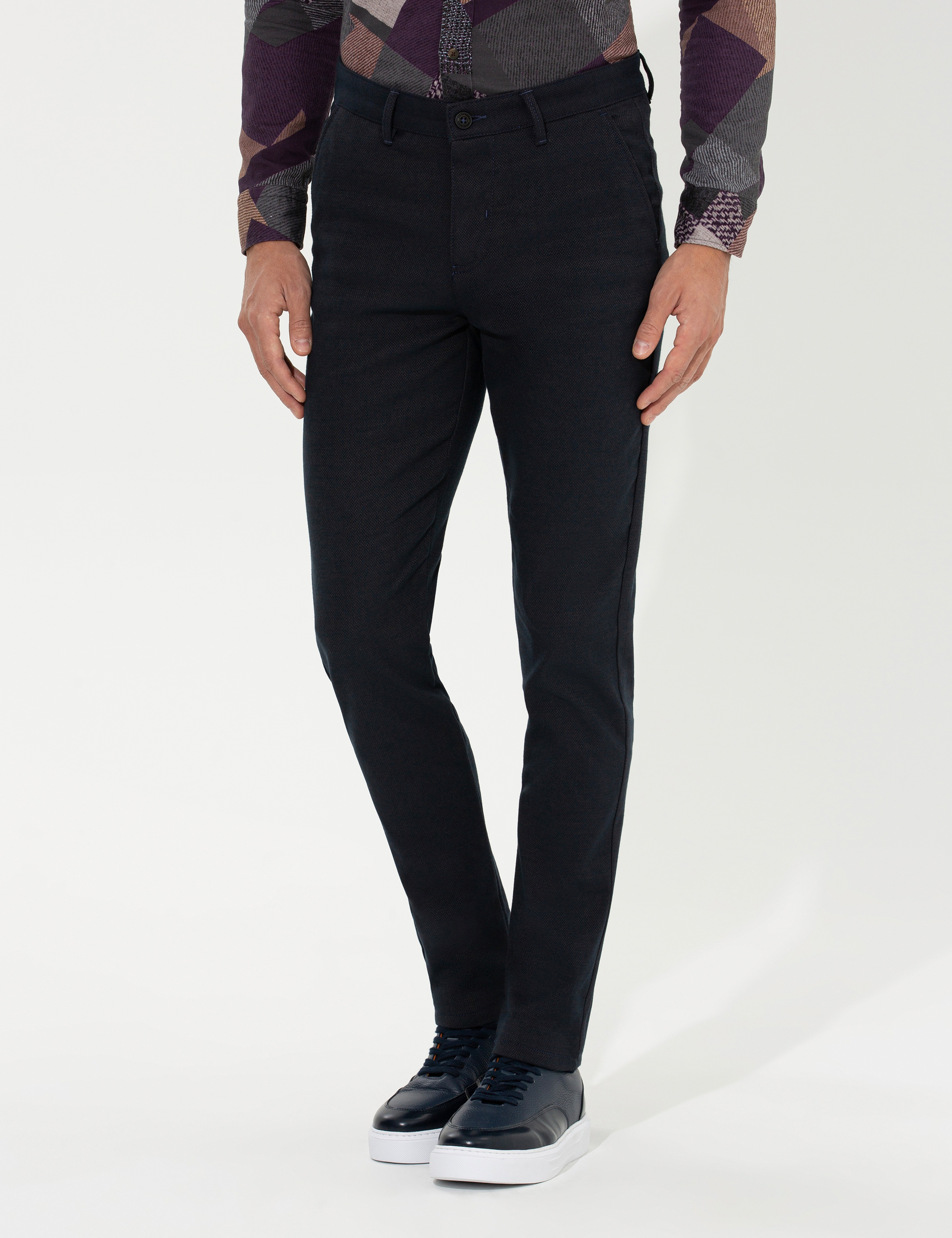 Kahverengi Slim Fit Kanvas Pantolon