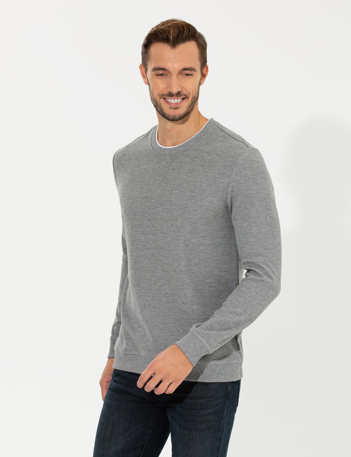 Gri Melanj Sweatshirt - 50258637041