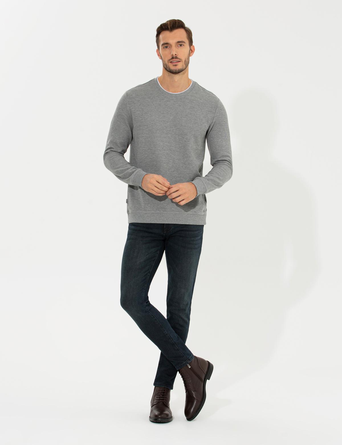 Gri Melanj Sweatshirt - 50258637041