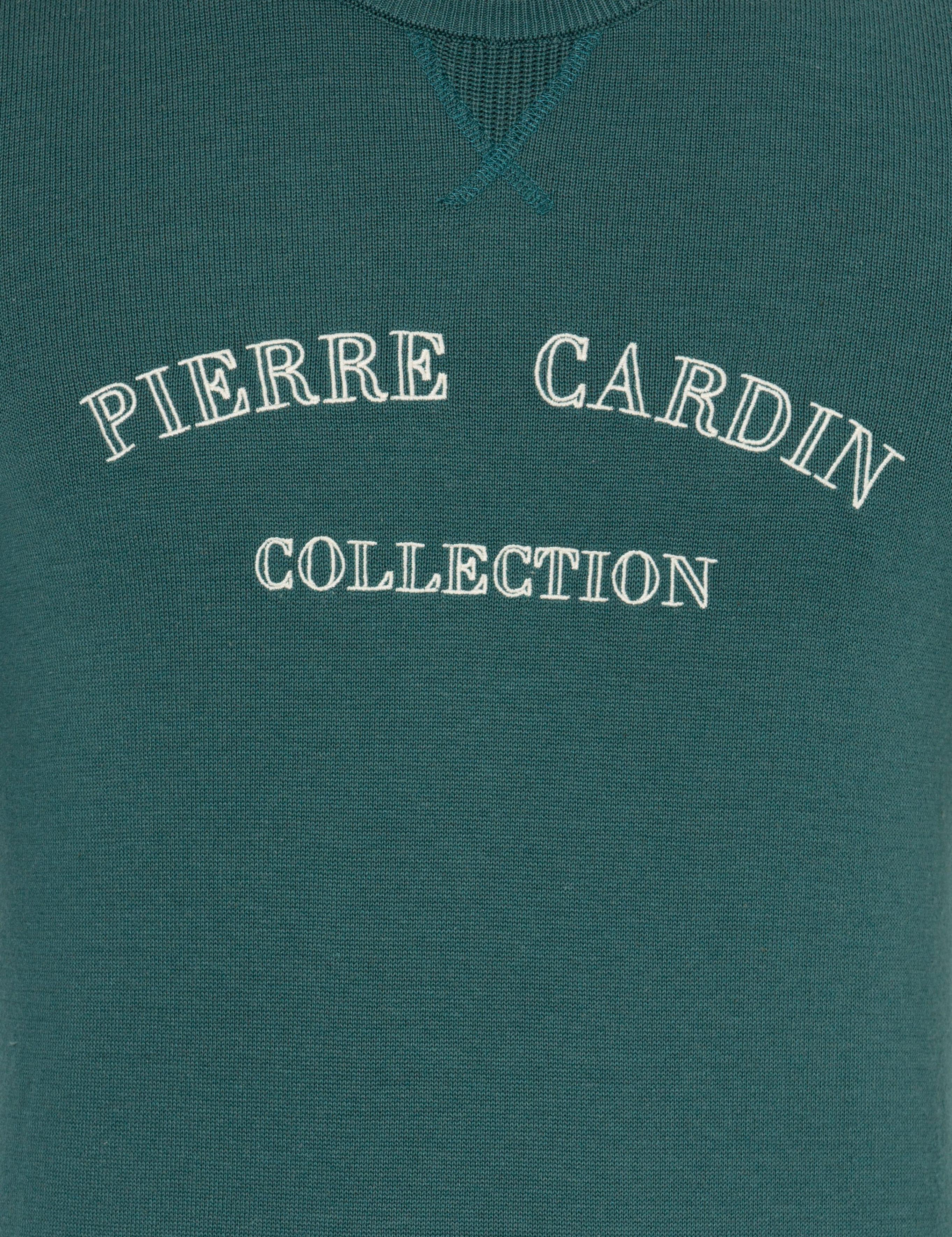 Yeşil Slim Fit Bisiklet Yaka Triko Kazak