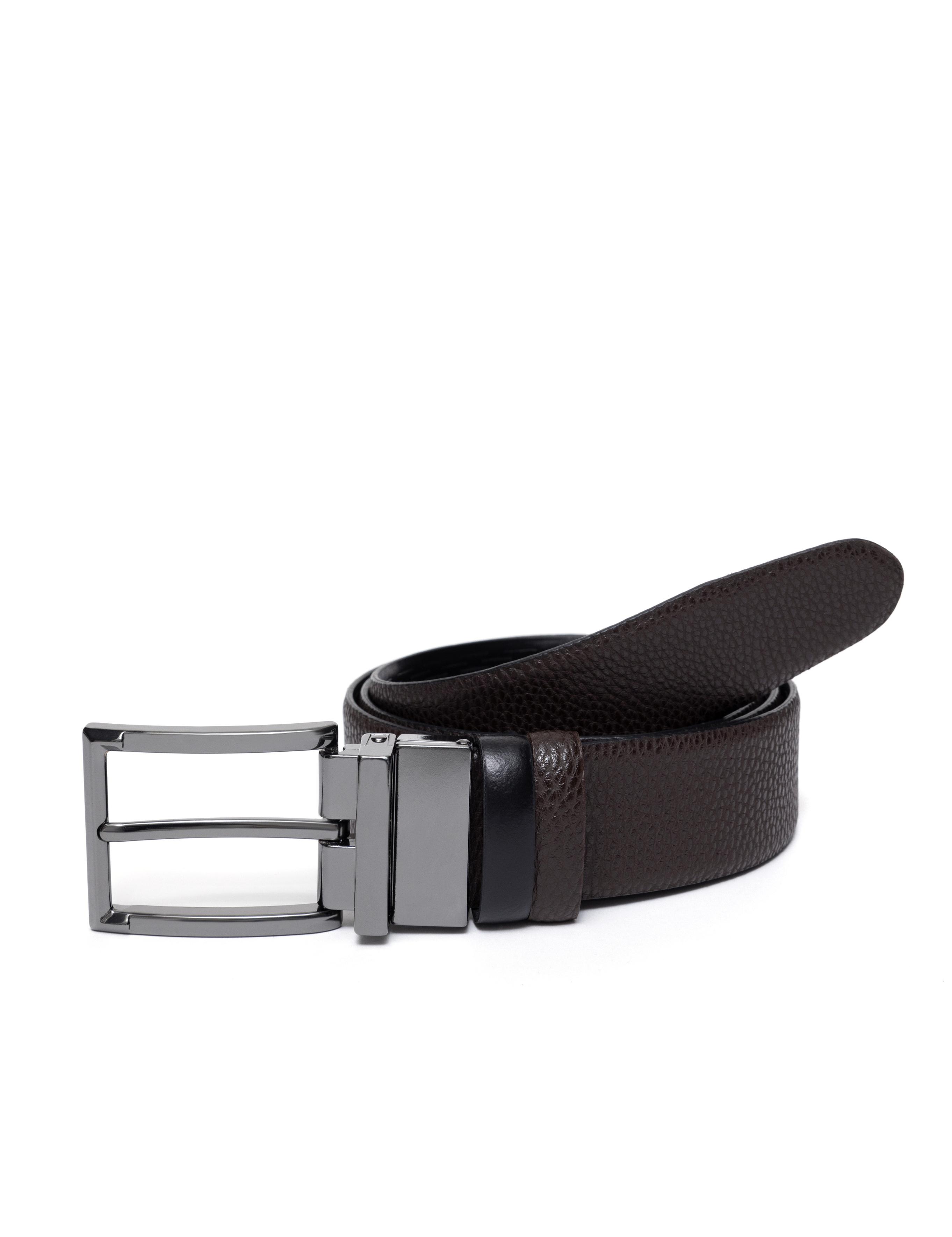 Siyah Çift Taraflı Kemer