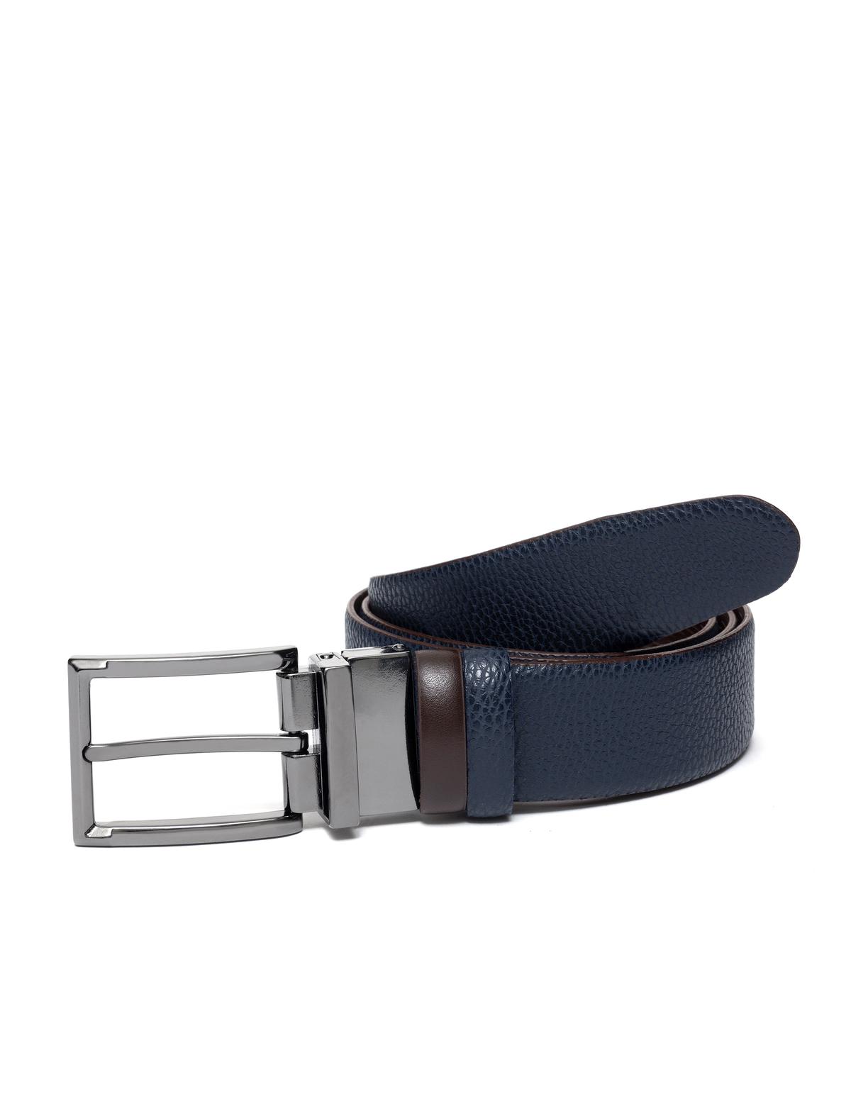 Kahverengi Çift Taraflı Kemer - 50266926008