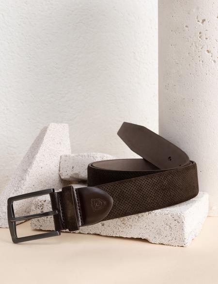 Kahverengi Süet Kemer - 50266930006