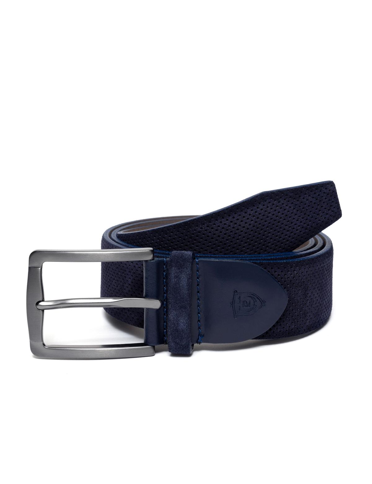 Lacivert Süet Kemer - 50266930014