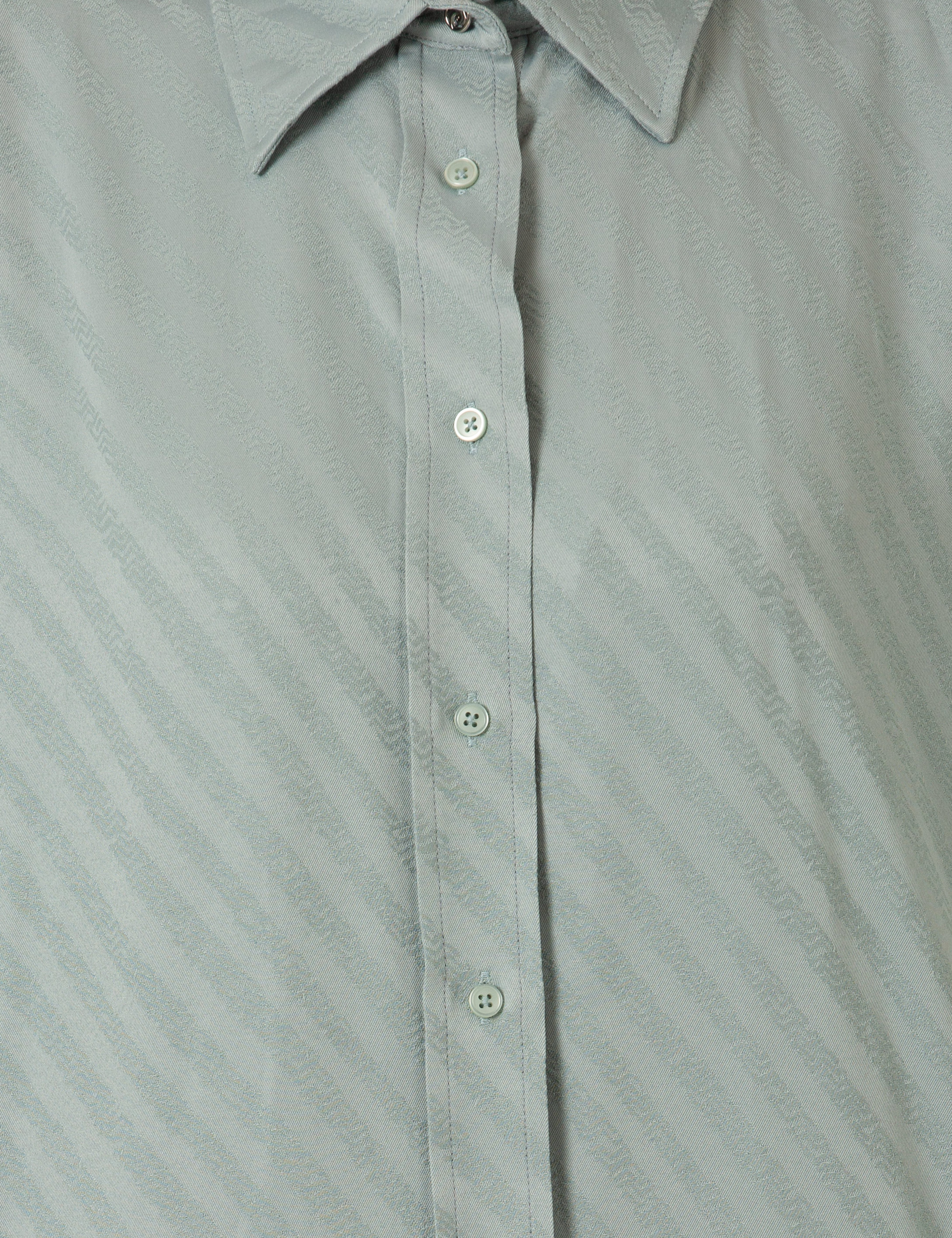 Mint Oversize Uzun Kollu Gömlek - Image 6