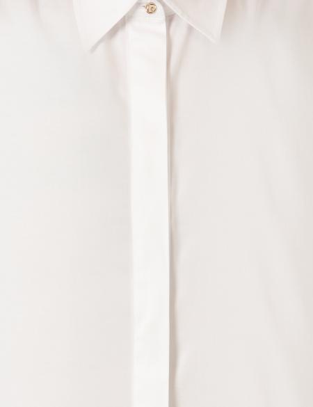 Beyaz Oversize Uzun Kollu Gömlek - 50262737012