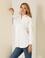 Beyaz Oversize Uzun Kollu Gömlek