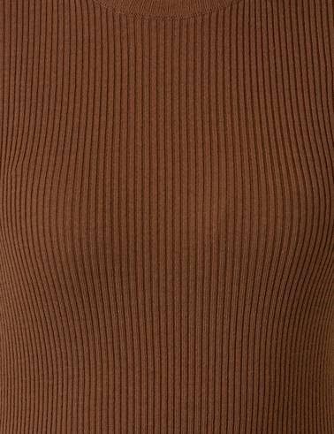 Coconut Slim Fit Bisiklet Yaka Basic Kazak