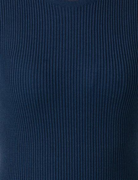 İndigo Slim Fit Bisiklet Yaka Basic Kazak - 50257264033