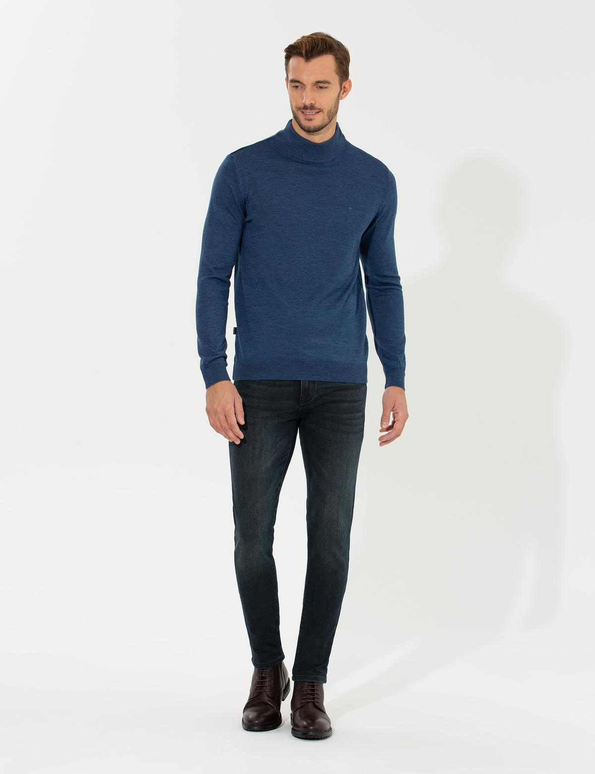 İndigo Regular Fit Basic Triko Kazak - 50236754120