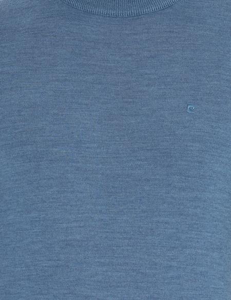 Mavi Regular Fit Yarım Balıkçı Yaka Yün Karışımlı Basic Triko Kazak - 50236754121