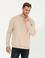 Bej Comfort Fit Sweatshirt