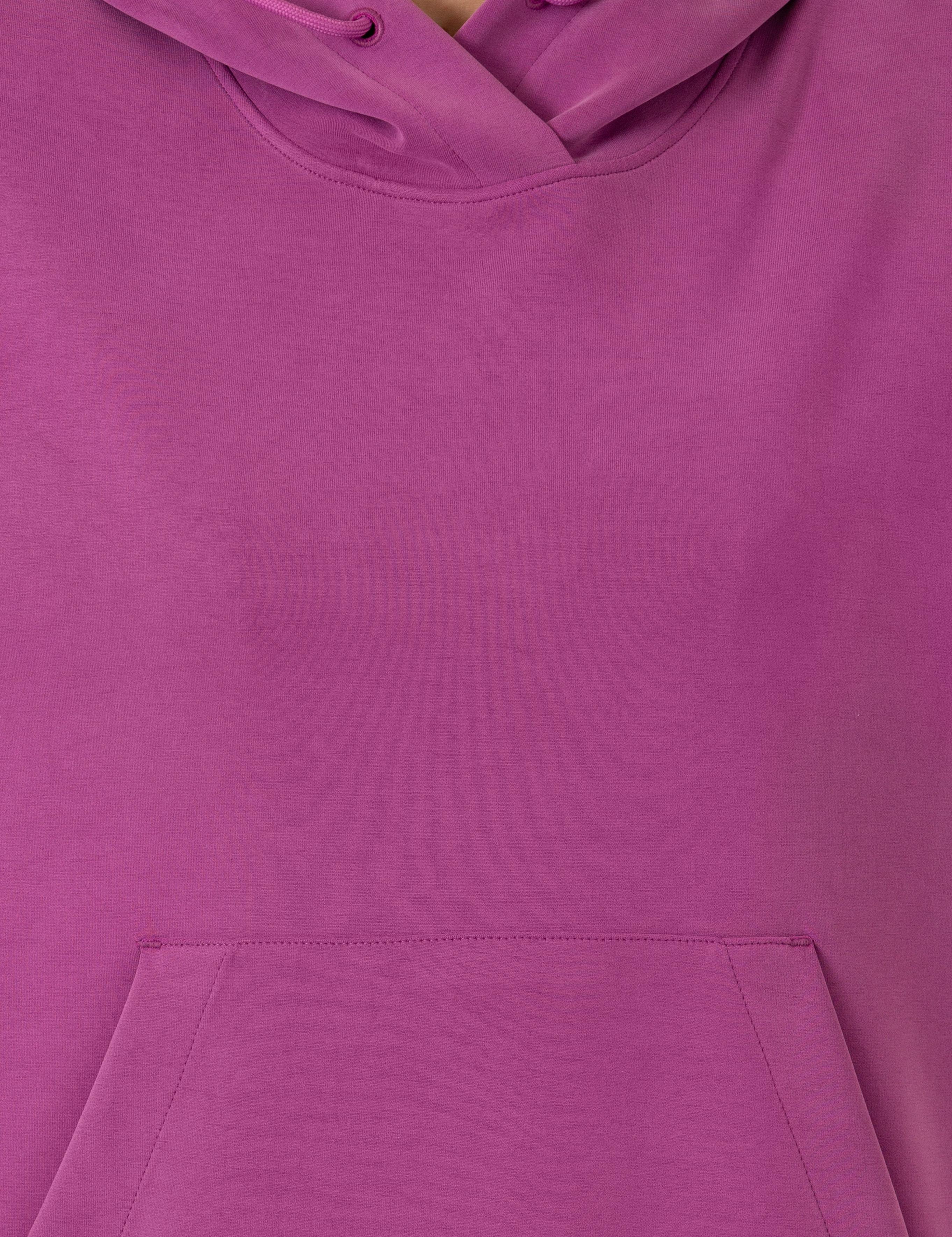 Menekşe Oversize Kapüşonlu Sweatshirt