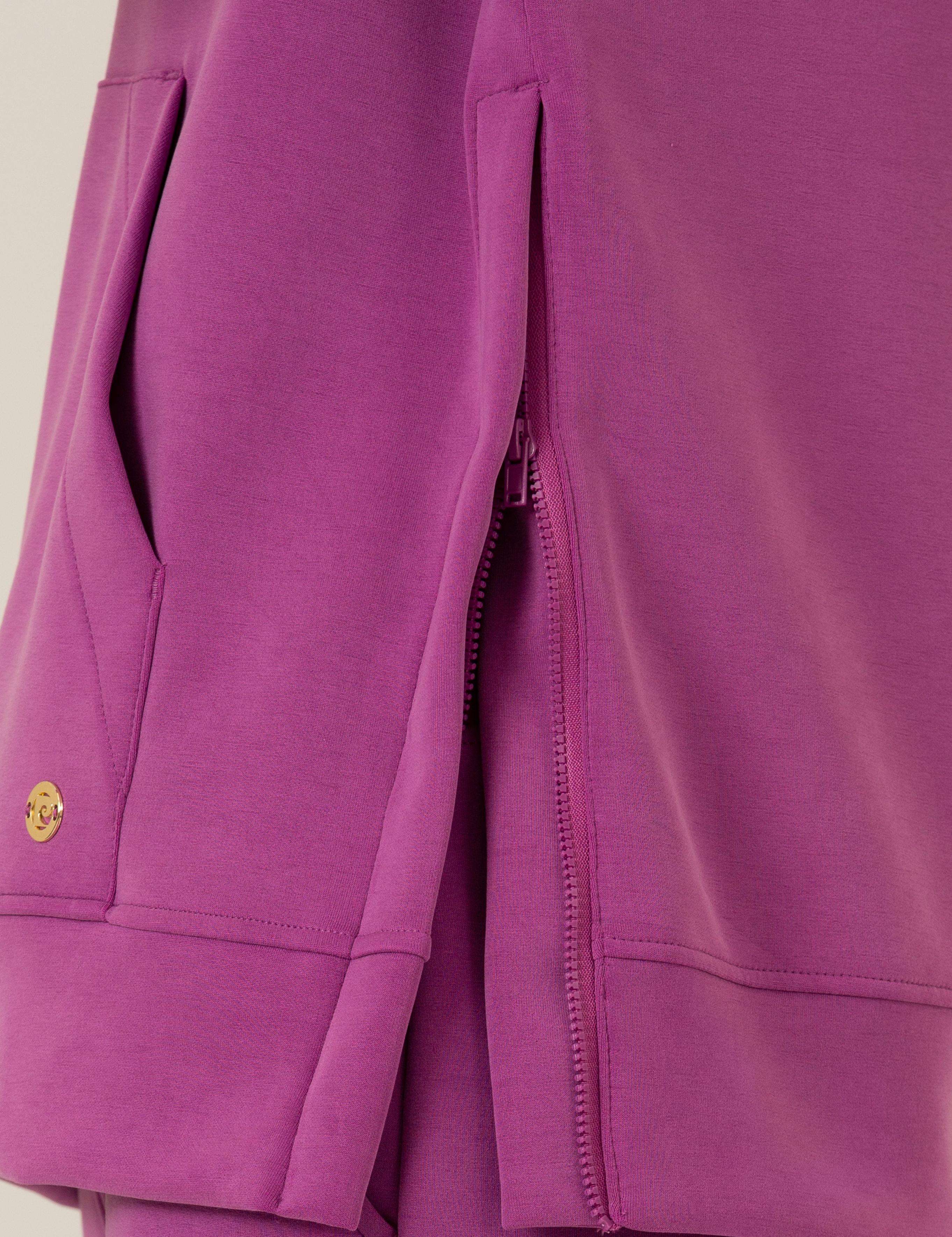 Menekşe Oversize Kapüşonlu Sweatshirt