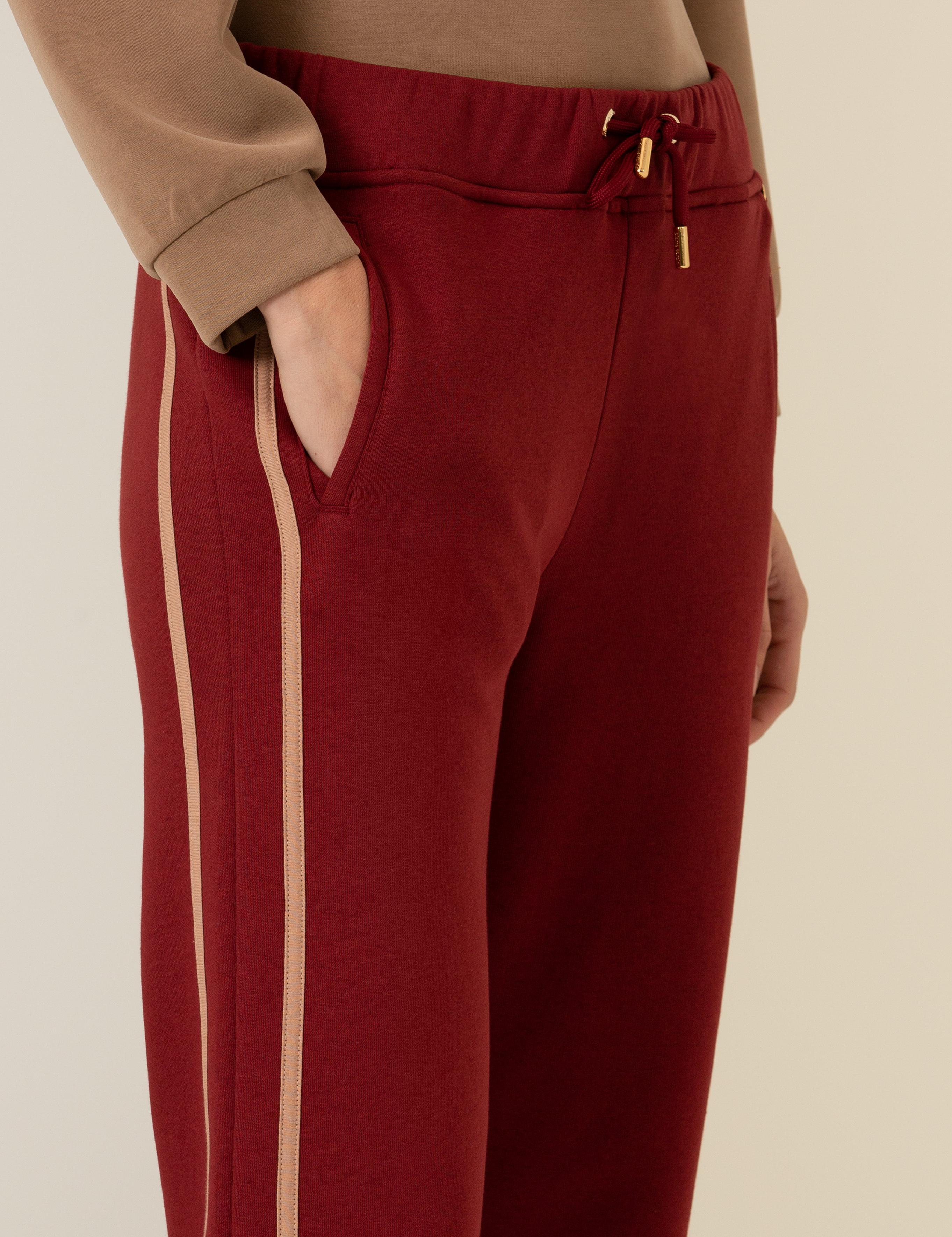 Bordo Flare Fit Eşofman Altı