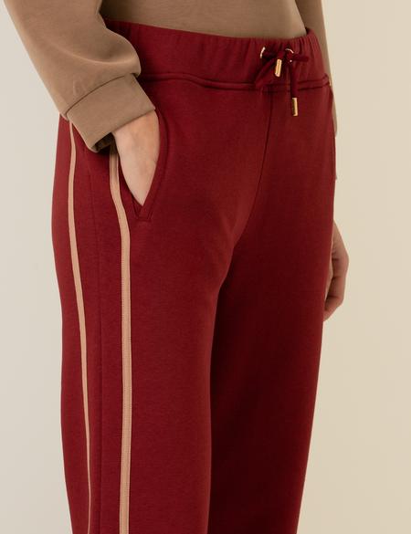 Bordo Flare Fit Eşofman Altı - 50254406006