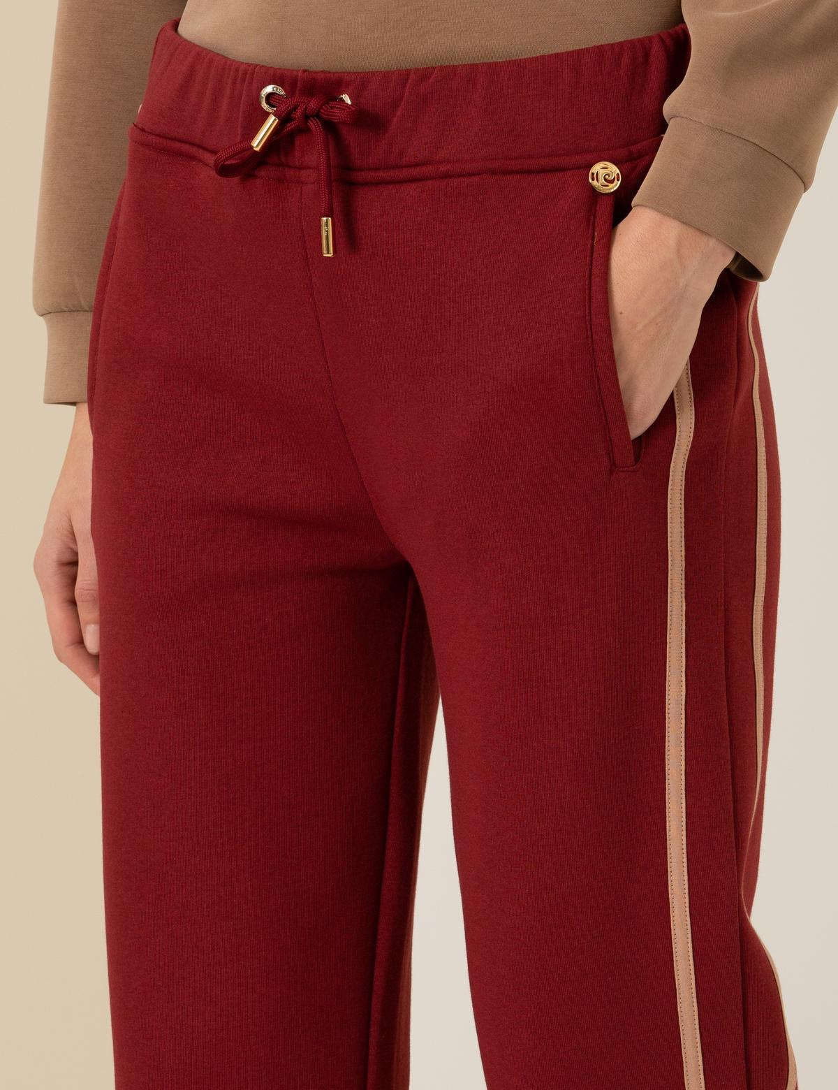 Bordo Flare Fit Eşofman Altı - 50254406006