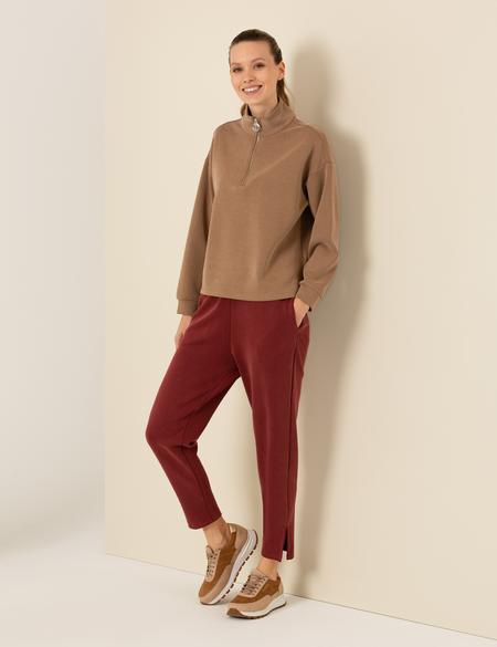 Bordo Slim Fit Eşofman Altı - 50260583018