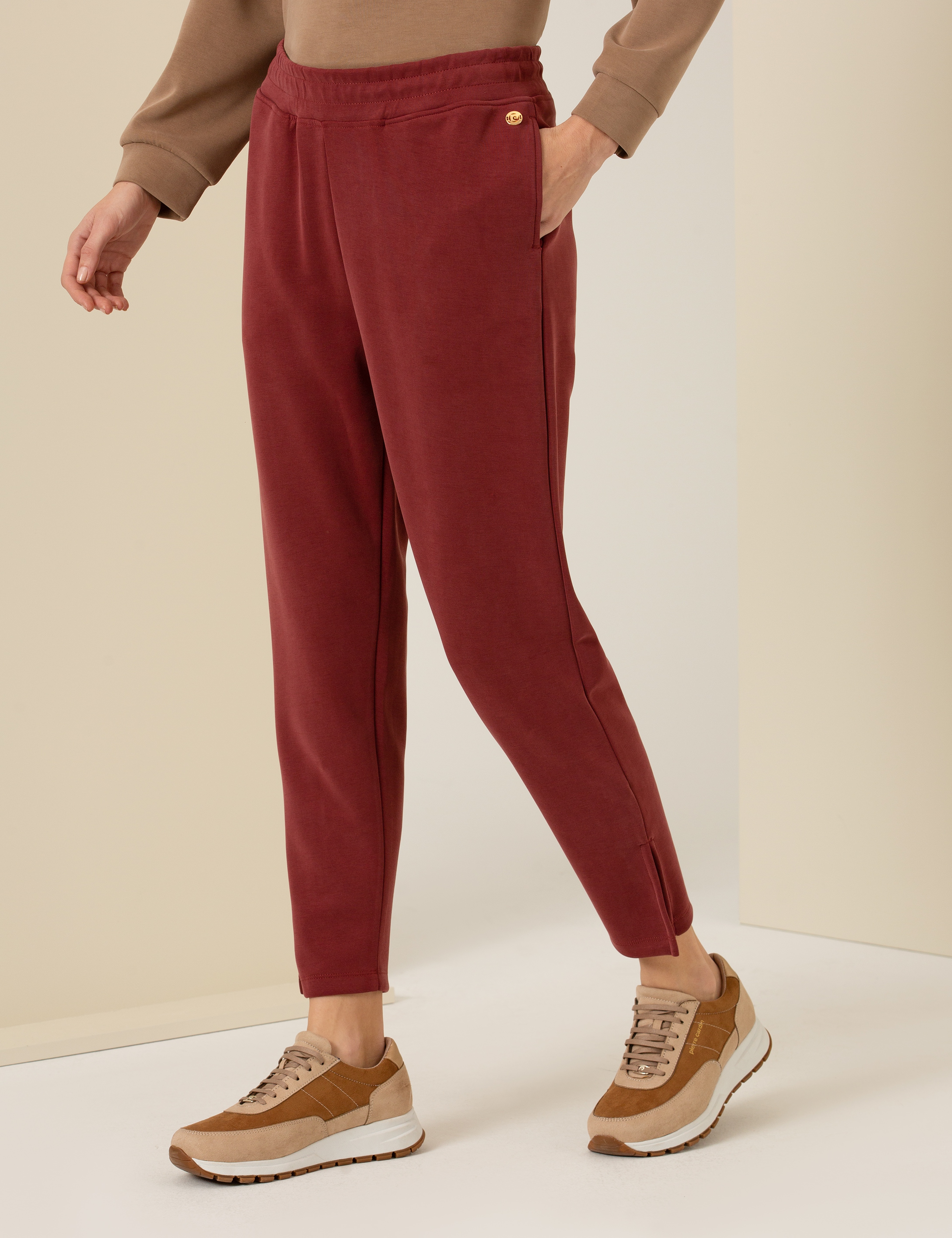 Bordo Slim Fit Eşofman Altı - Image 2