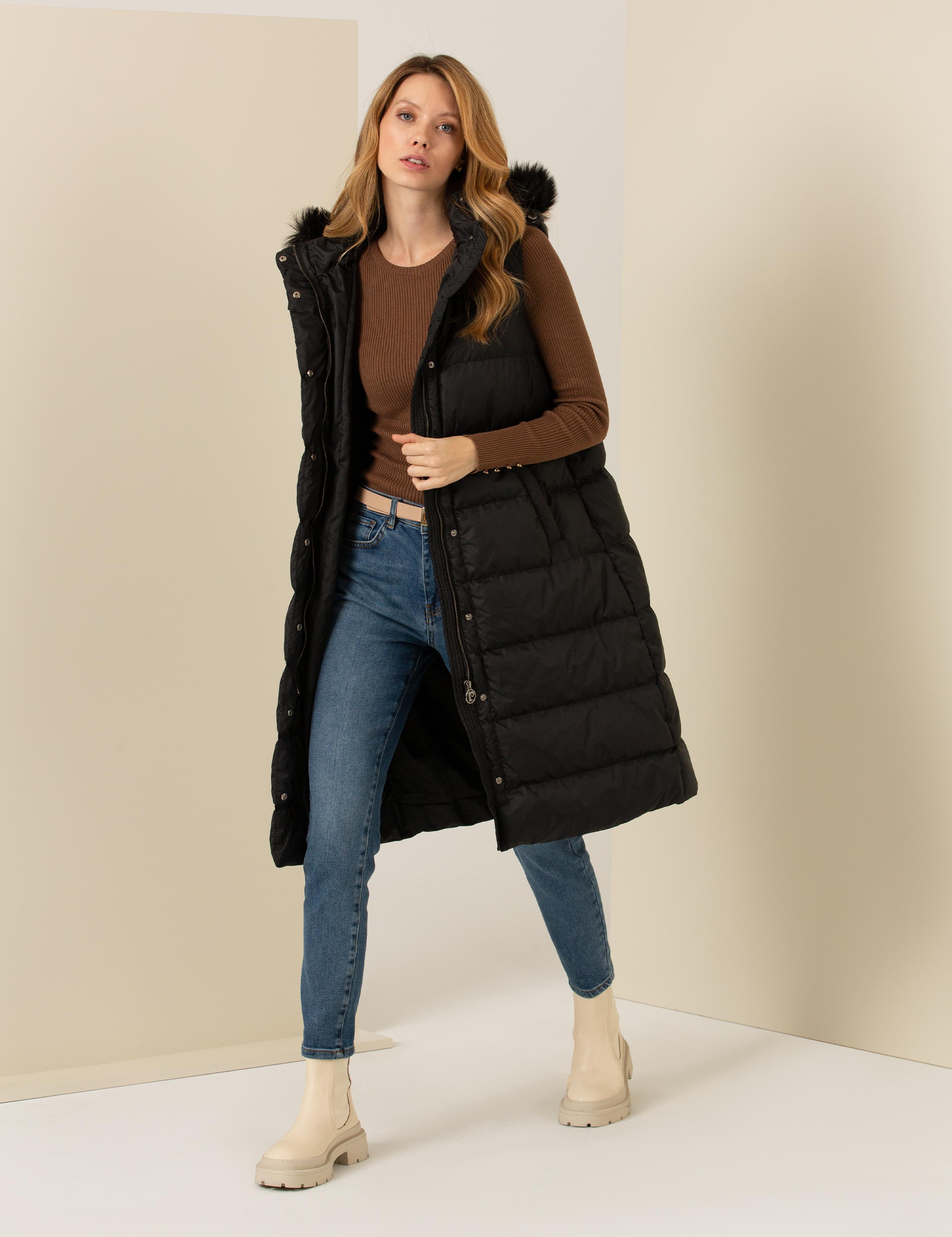 Siyah Oversize Yelek