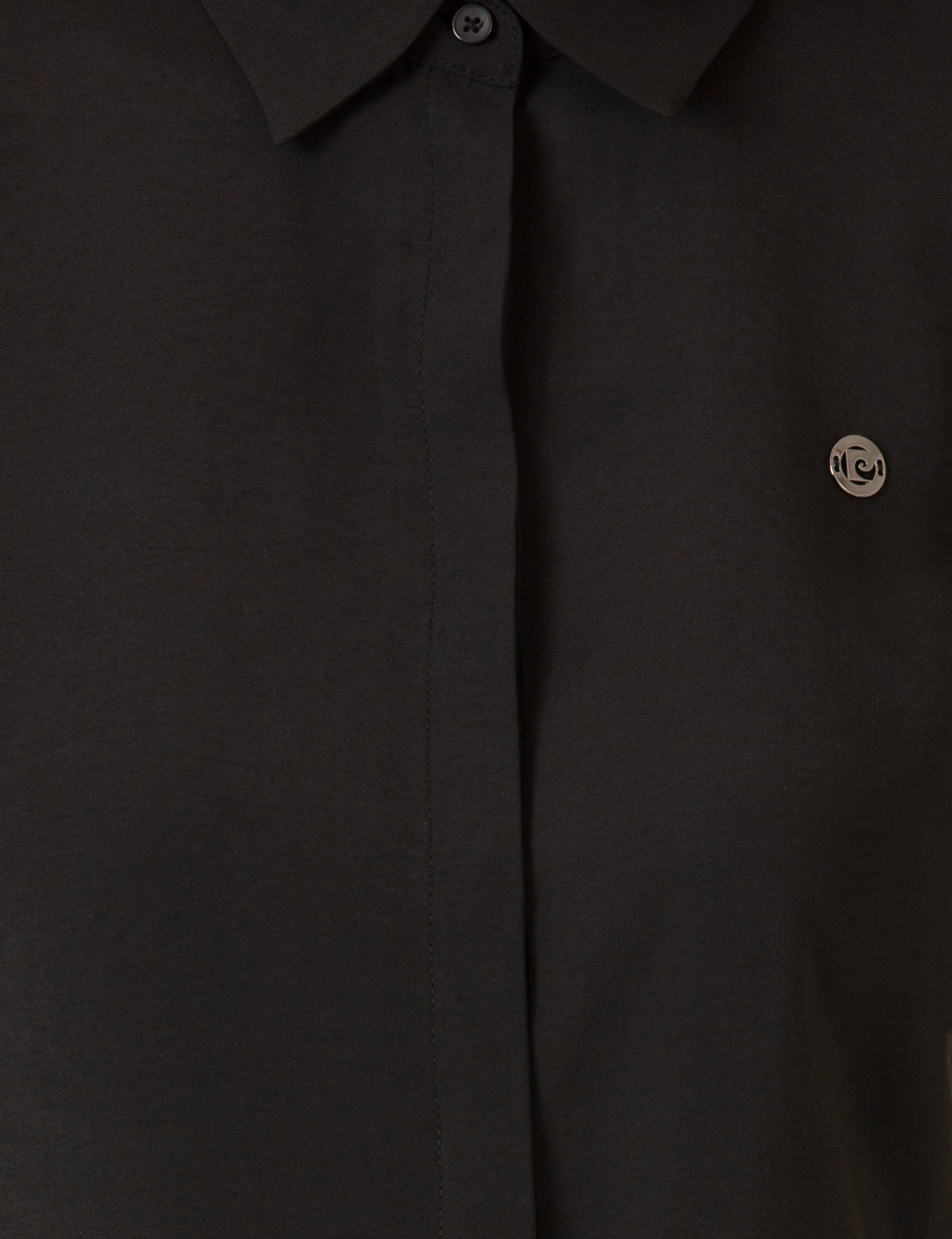 Siyah Slim Fit Dokuma Elbise