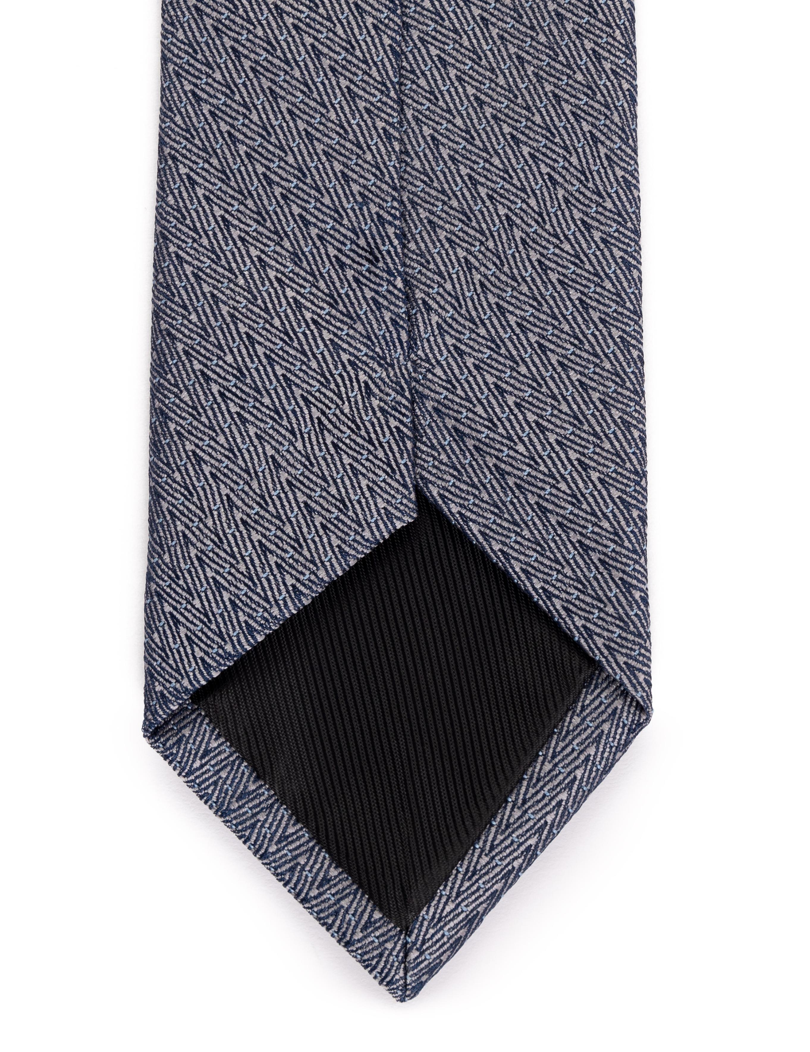 Gri 3'lü Kravat Mendil Set