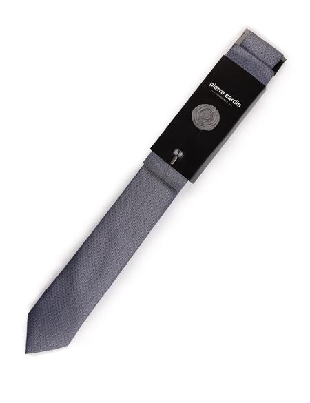 Gri 3'lü Kravat Mendil Set - 50269819001