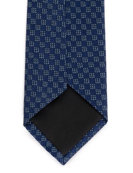 Lacivert 3'lü Kravat Mendil Set - 50269862001