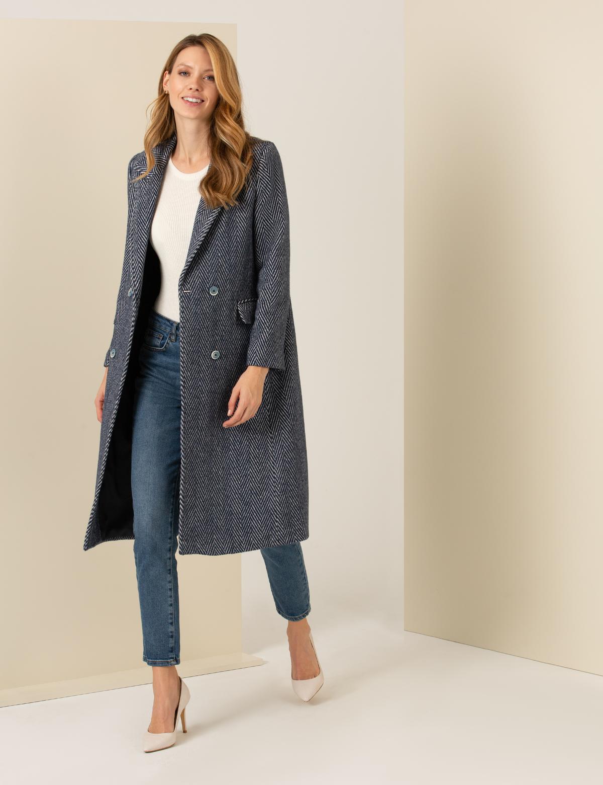 İndigo Kaşe Kaban - 50259487024