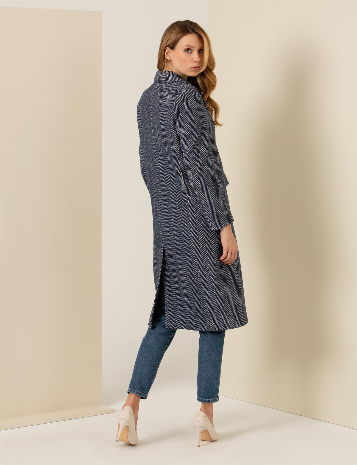 İndigo Kaşe Kaban - 50259487024