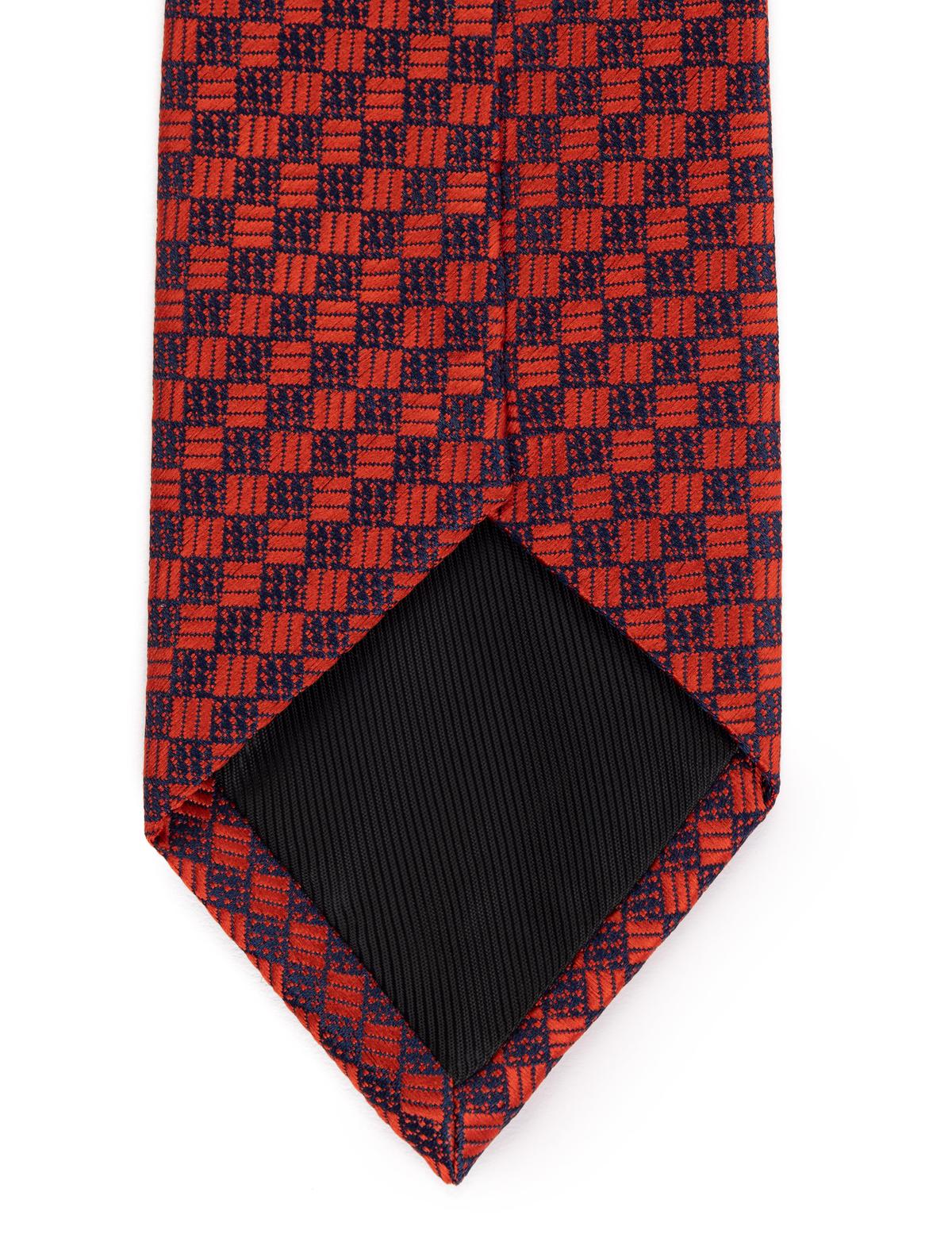 Bordo 3'lü Kravat Mendil Set - 50269862003