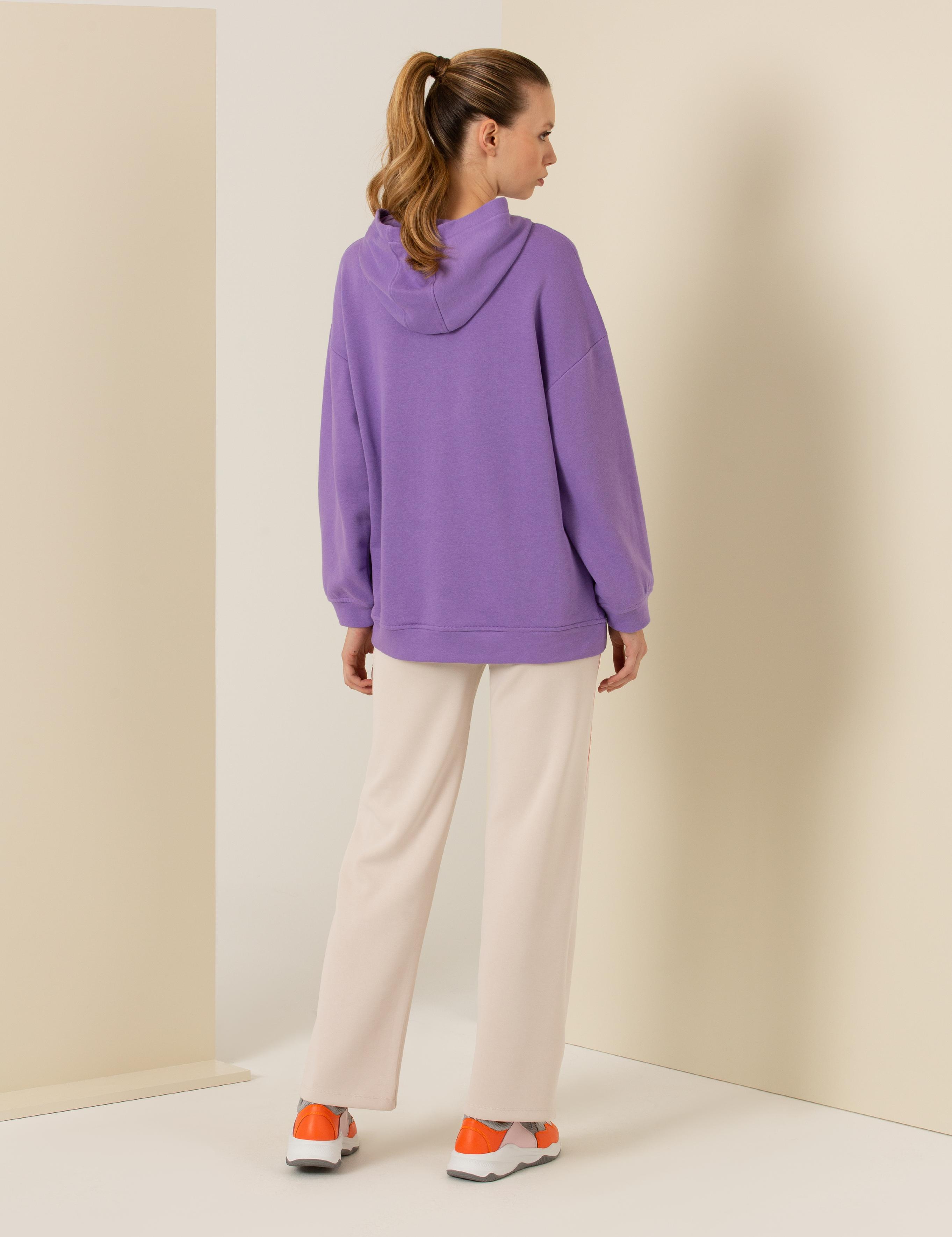 Ekru Flare Fit Eşofman Altı