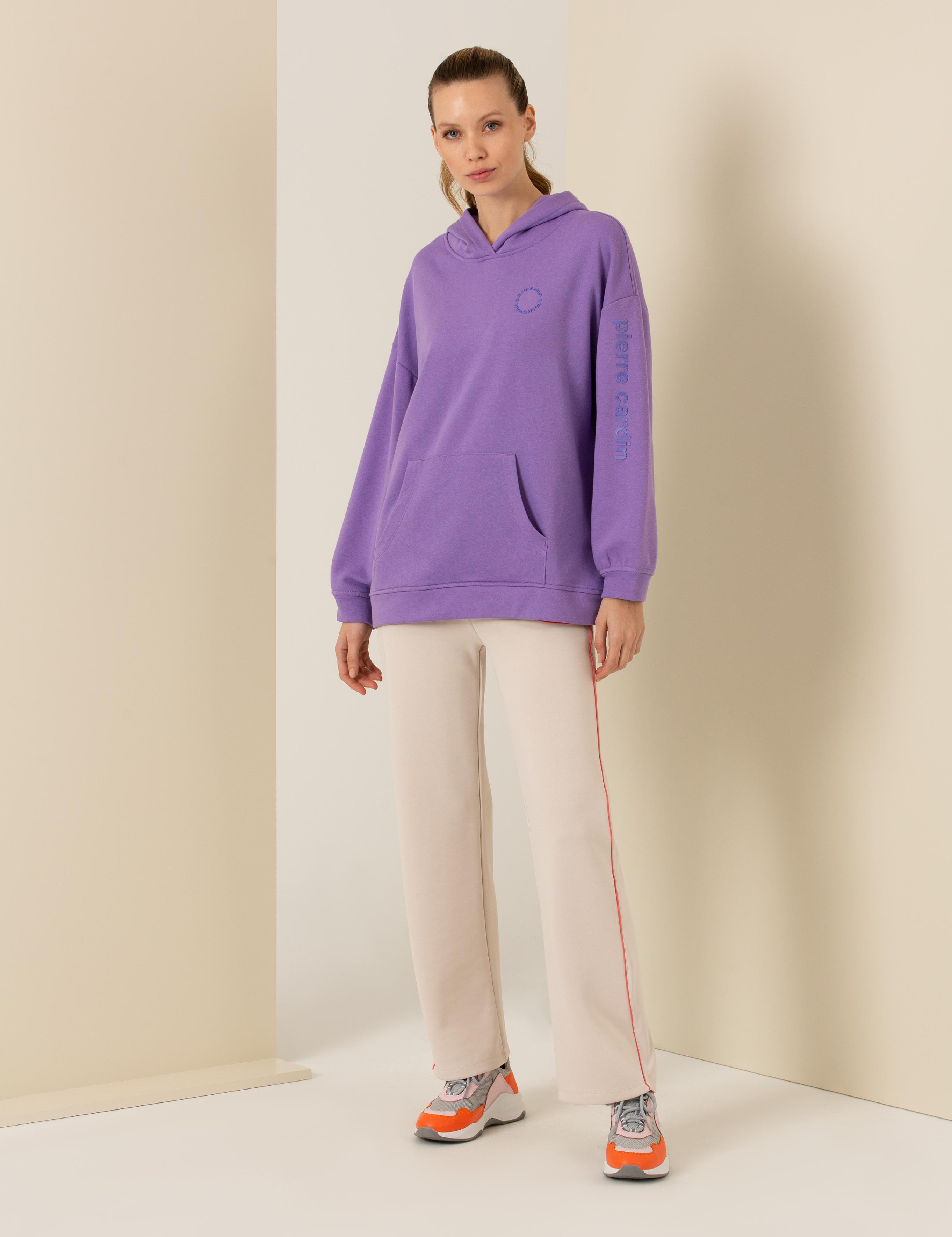 Ekru Flare Fit Eşofman Altı