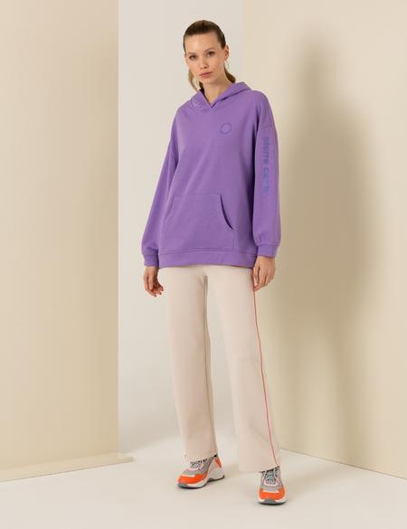 Ekru Flare Fit Eşofman Altı - 50253648015